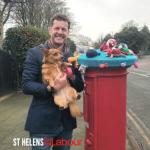 Click phot for link to details about Andy Batsford, Labour's candidate for St Helens Ward in the 2022 local elections to be held on Thursday May 5th