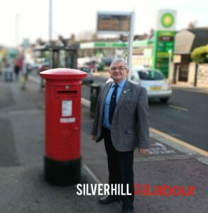 Click photo for link to details about Nigel Sinden, Labour's candidate for Silverhill Ward in the 2022 local elections to be held on Thursday May 5th